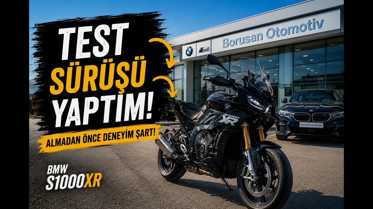 KAHKAHA ATTIRAN MOTOR!! S1000XR Test Sürüşü