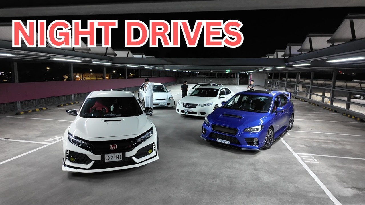 CRAZY MK6 GTI CRASHES! Night Time Cruising + Pics with the Boys - Vlog