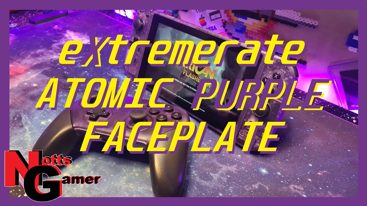 eXtremeRate Atomic Purple Nintendo Switch Faceplate
