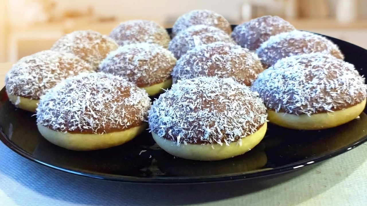 حلوي الشوكولاتة و جوز الهند طرية جدا و لذيذة👌gâteaux au chocolat et noix de coco
