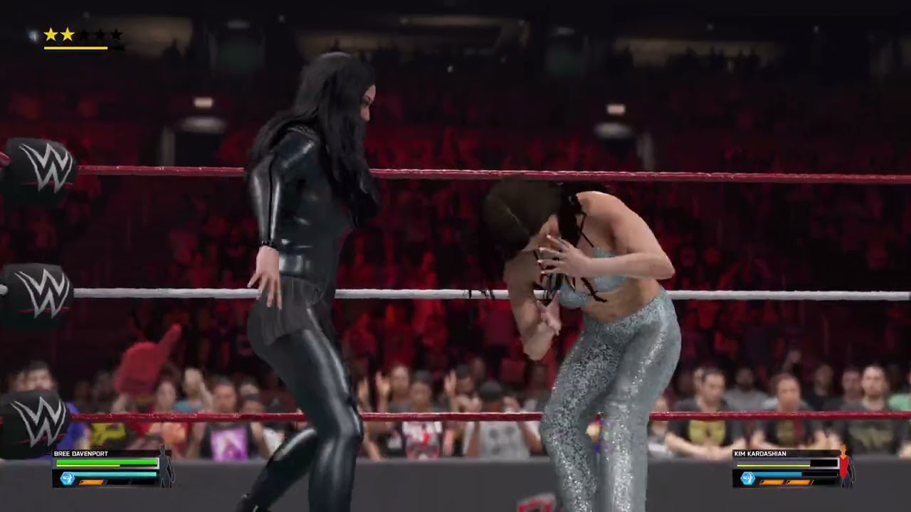 WWE 2K25: Bree Davenport Low blow Death To Kim Kardashian