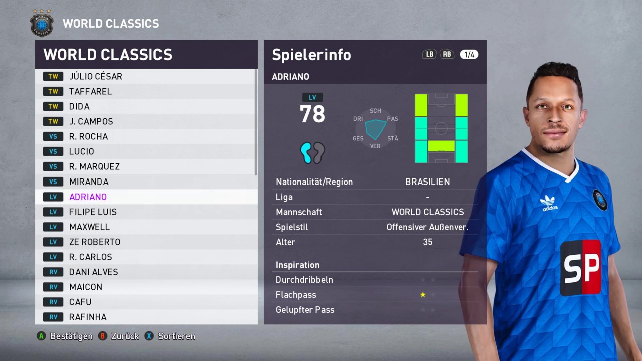 eFootball PES 2020 - Classic Player Real Faces