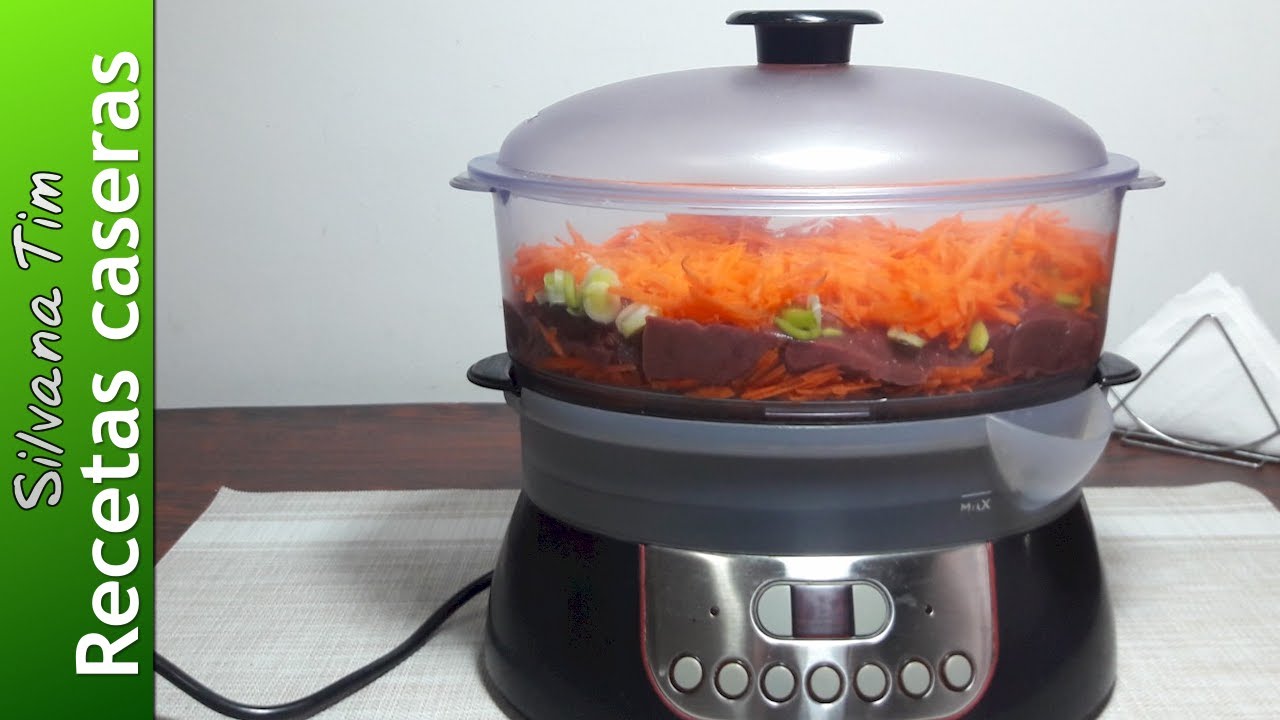 Cómo Cocinar HÍGADO de Ternera (vacuno) al Vapor. Recetas para Vaporera