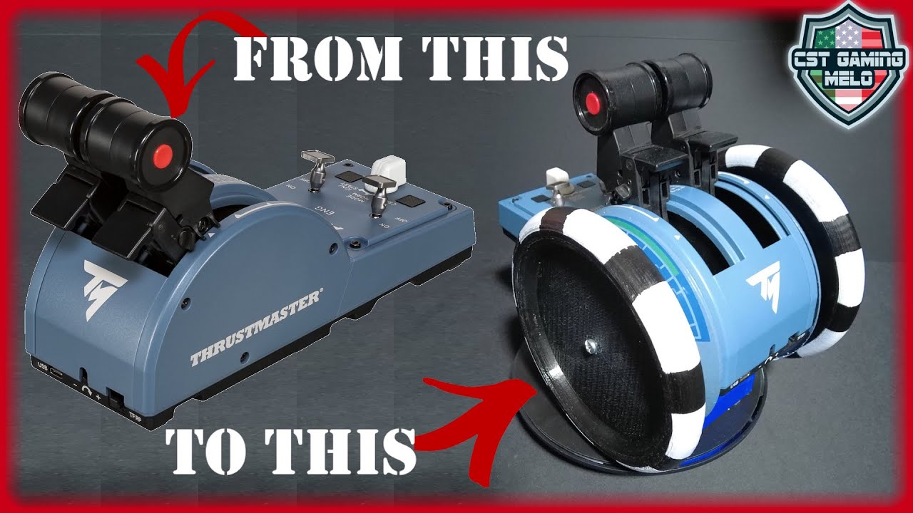 Making My TCA Airbus Throttle More Realistic ✈️ | Adding a Trim Wheel Mod | #diy
