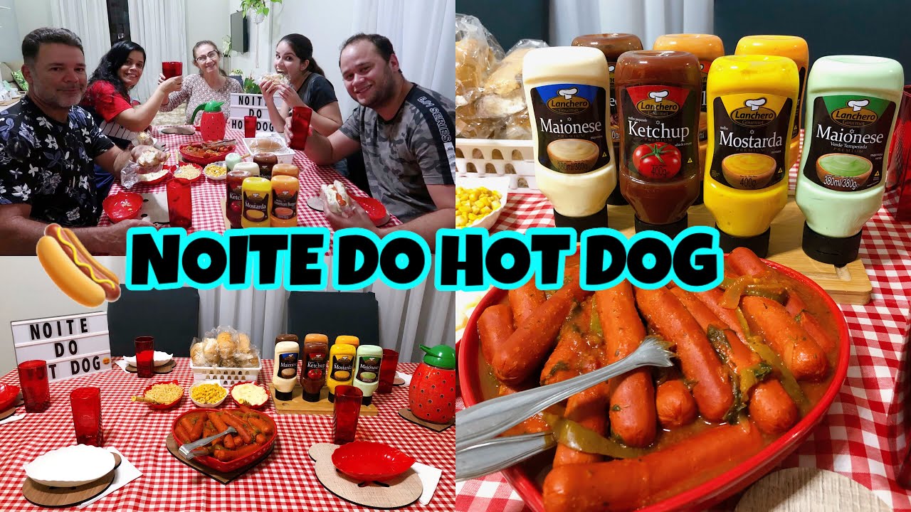 VLOG: NOITE DO HOT DOG EM FAMÍLIA (RECEITAS E DECORAÇÃO)