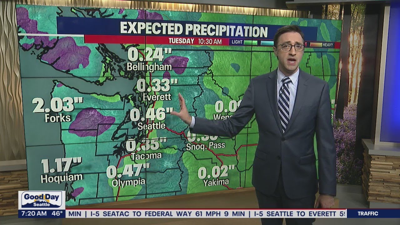 Seattle weather: When will rain be heaviest? | FOX 13 News