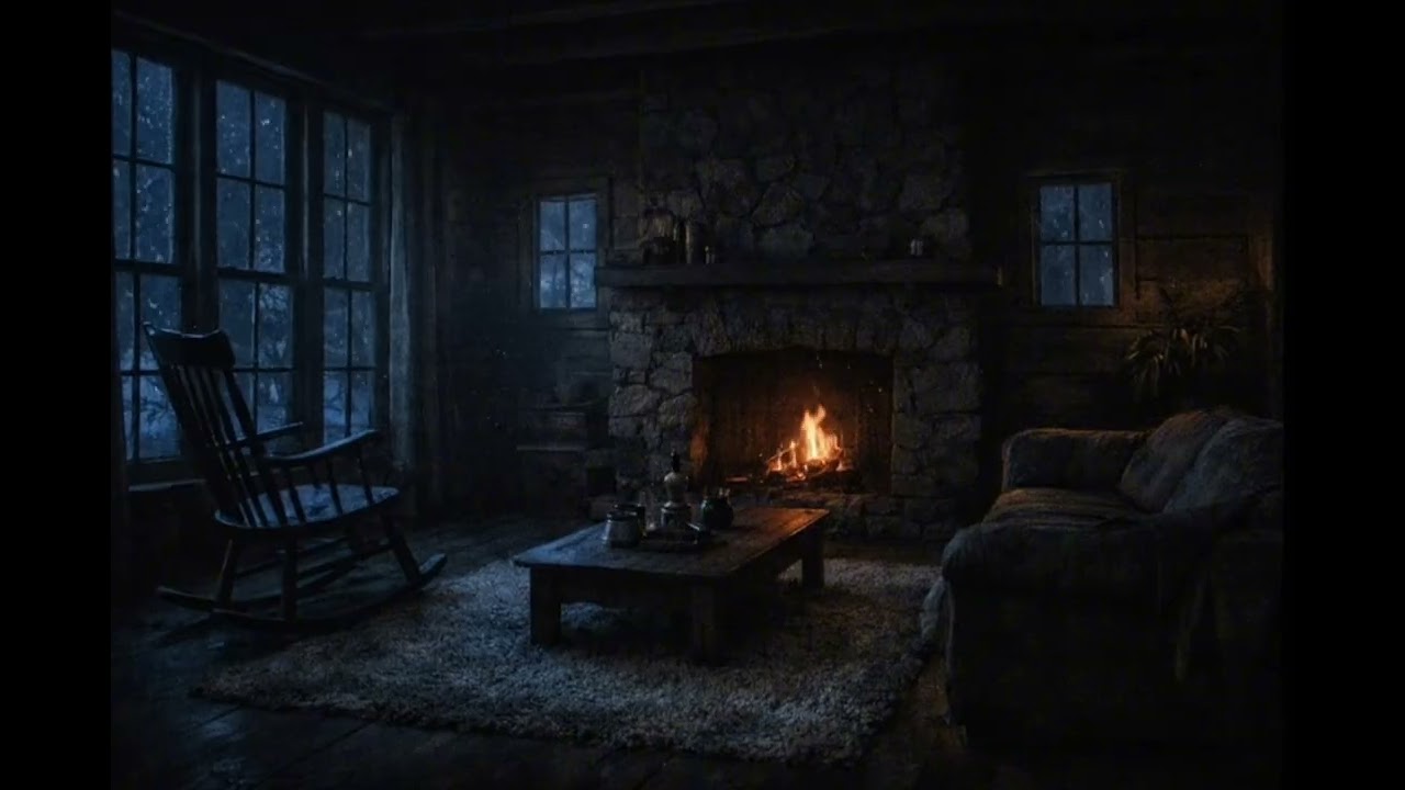No Ads, 8 Hours Cozy Winter Ambience for Sleep, Relax & Study