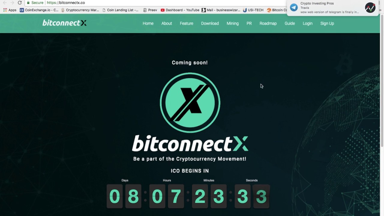 Bitconnect Has An ICO!!! BitconnectX!!! Welcome to 2018!!!