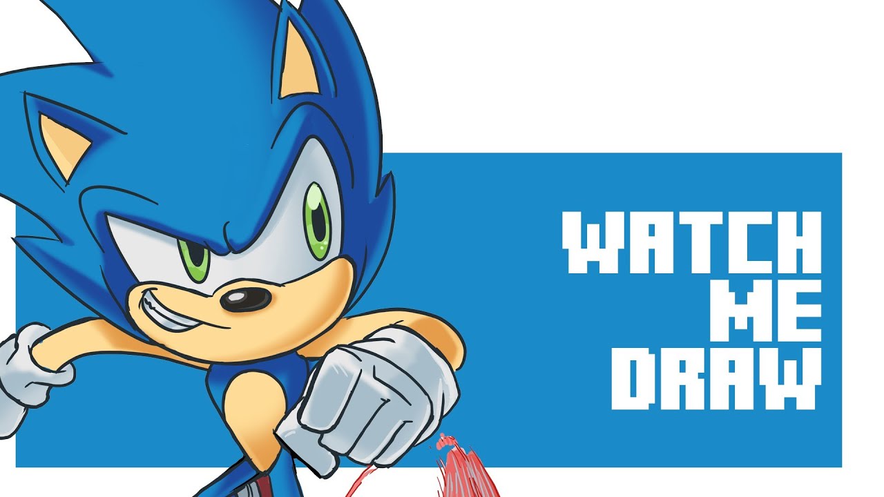 Watch Me Draw Rainbow Dash & Sonic the Hedgehog