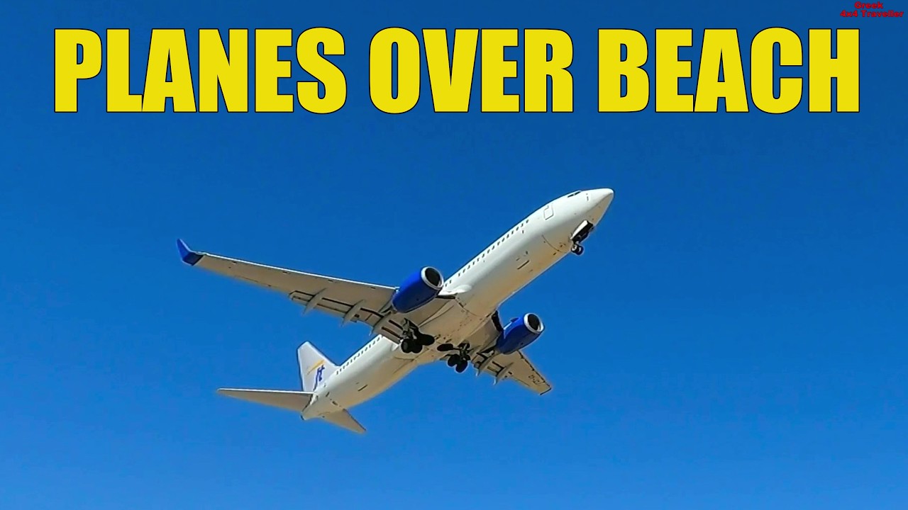 SAMOS PYTHAGORIO AMAZING TAKE OFFS ✈️ POTOKAKI BEACH PLANE SPOTTING | CINEMATIC