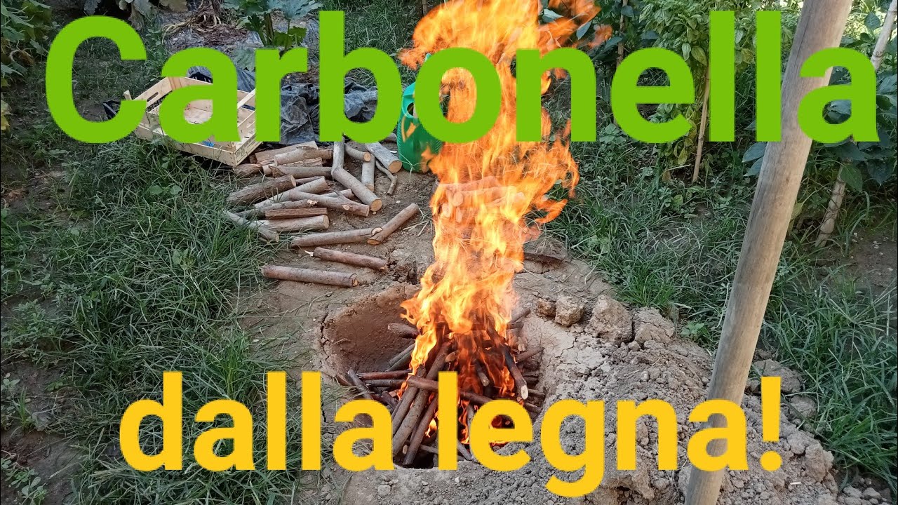 #60 - Come Fare Carbonella dalla Legna - Metodo della Buca