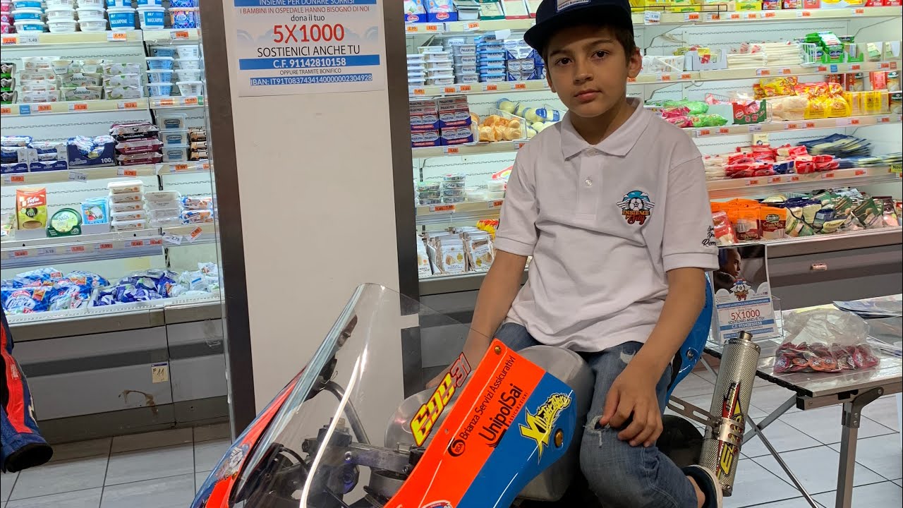 Edoardo Savino rivela alcuni dettagli della sua MiniGP RMU 50cc e della sua tuta “Giudici”