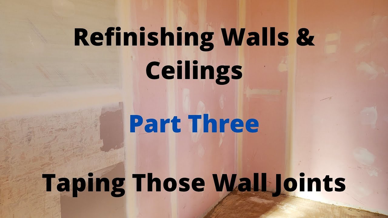 Refinish Mobile Home Walls And Ceilings - Part 3 - Taping Joints : E056 / BC Renovation Magazine