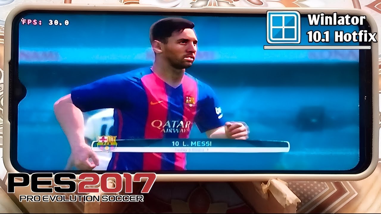 Winlator 10.1 Hotfix | PES 2017 ( Handcam ) | Snapdragon 680