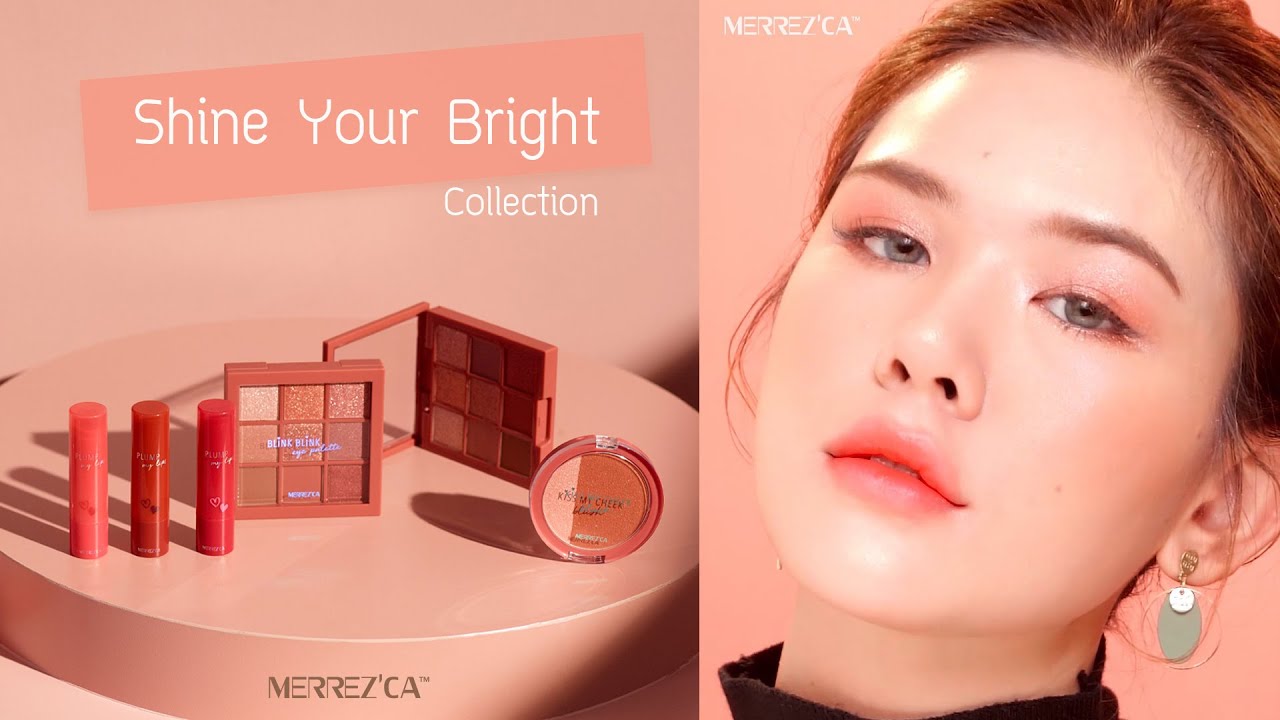 Merrezca makeup tutorial Shine Your Bright Collection