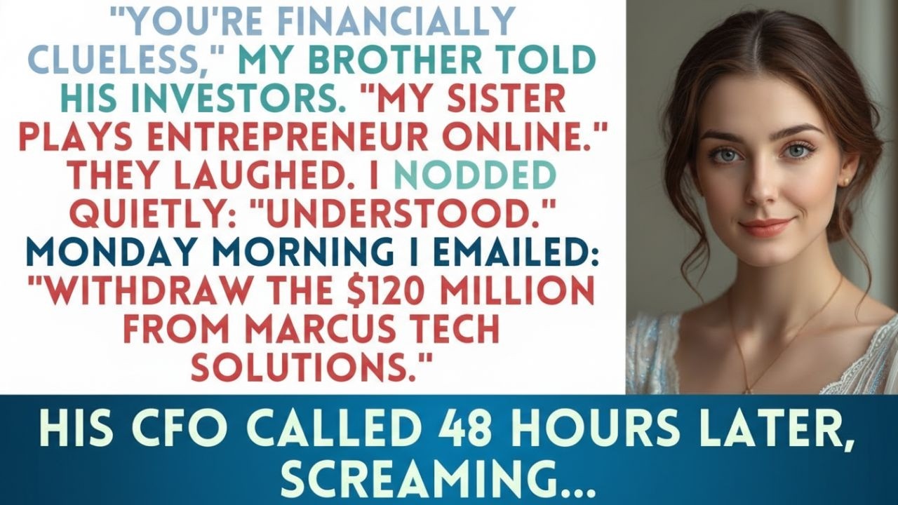 Brother Called Me 'Financially Clueless' - Then His Company Lost Its Anonymous $120M Investor
