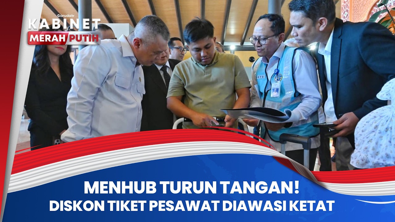 CEK LANGSUNG! Menhub Dudy Purwagandhi Pastikan Diskon Tiket Pesawat Mudik 2026 Tepat Sasaran! I KMP