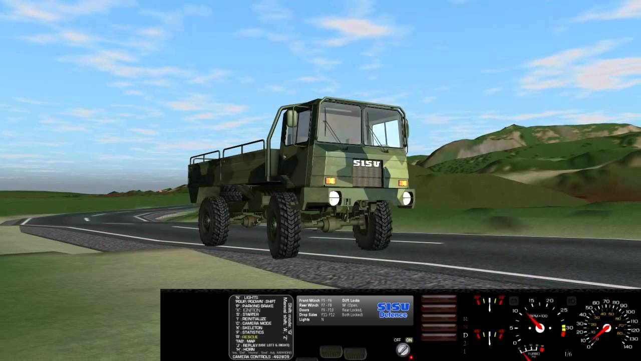 Rigs of Rods - Driving Sisu SA-150 Truck