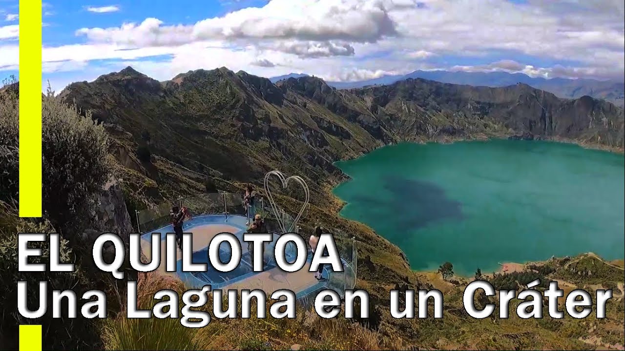 LAGUNA DE QUILOTOA  -  LAGUNA EN UN CRÁTER || TURISMO EN COTOPAXI