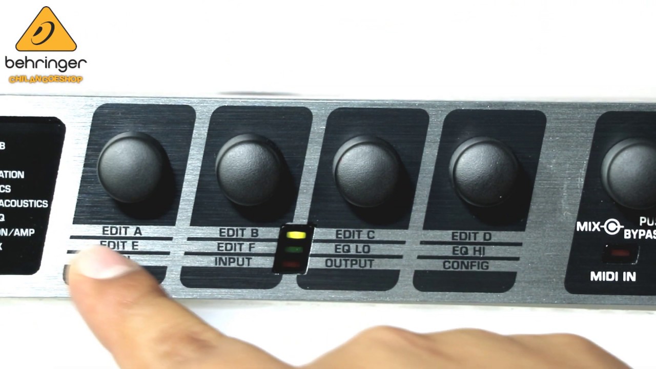 MULTI PROCESADOR DE EFECTOS BEHRINGER VIRTUALIZER FX 2000 CHILANGOESHOP
