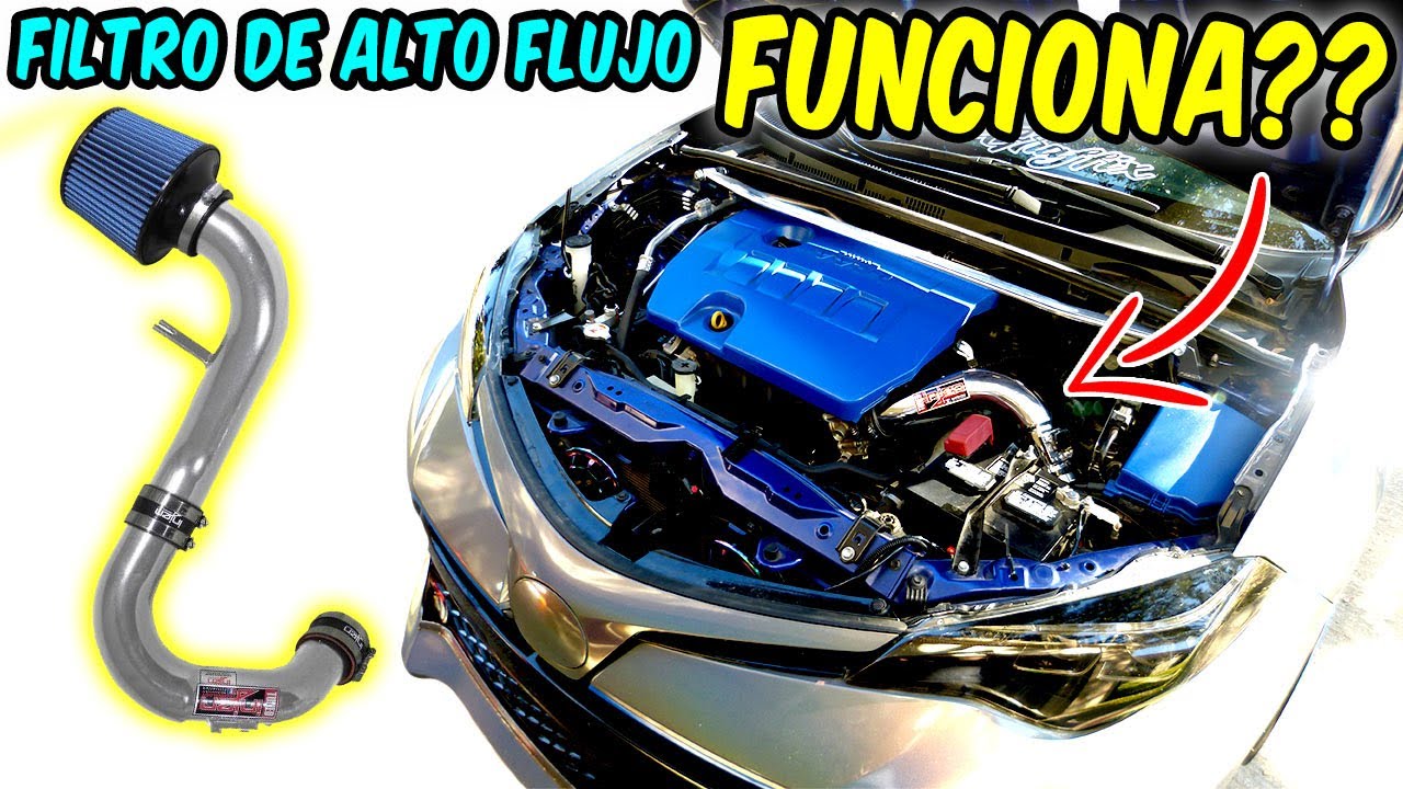 Como instalar Filtro de alto Flujo INTAKE