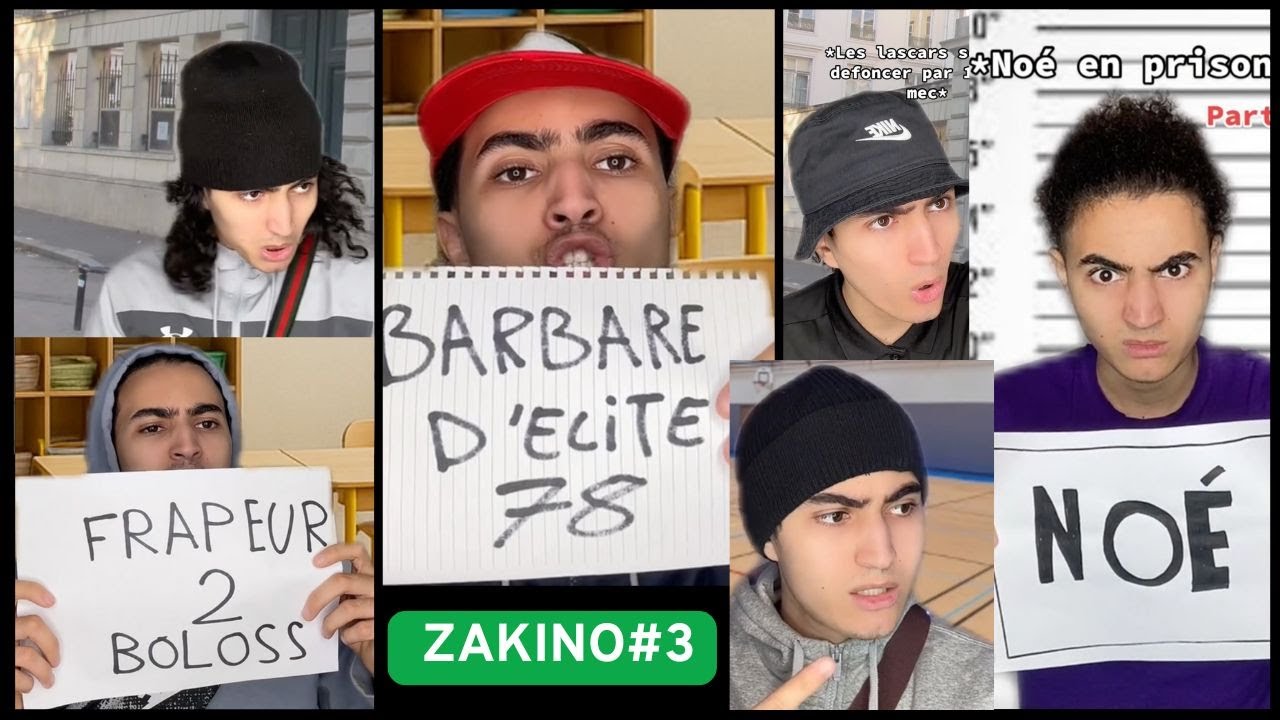 Zakino - BEST-OF spécial 🤟🏻Différents personnages de ZAKINO sur TikTok✌🏻#3
