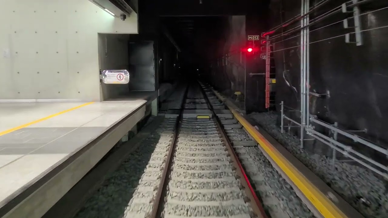 Helsinki Metro/Länsimetro. Kivenlahti-Kalasatama. Hyvä kuvanlaatu. High Quality video. 4K.