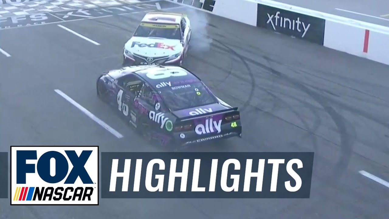 FINAL LAPS: Bowman secures OT win, Hamlin upset post-race at Martinsville | NASCAR ON FOX