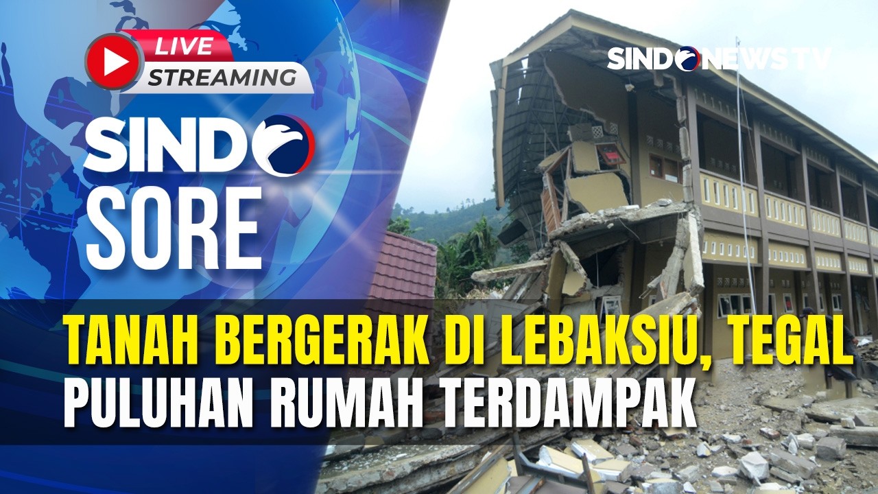🔴 TANAH BERGERAK TERJANG TEGAL! 22 Rumah di Lebaksiu, Tegal Rusak | FULL | Sindo Sore