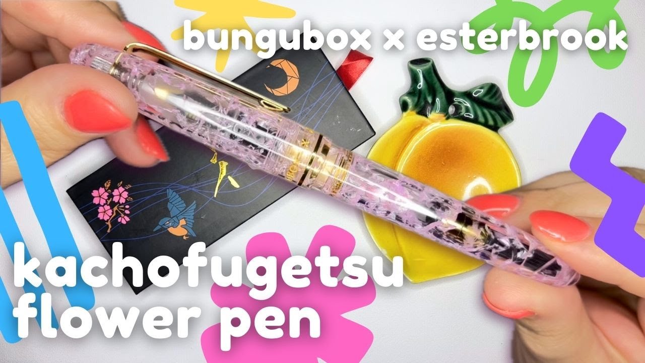 New Pen Day! ✨ Bungubox x Esterbrook Kachofugetsu Flower Estie 😍