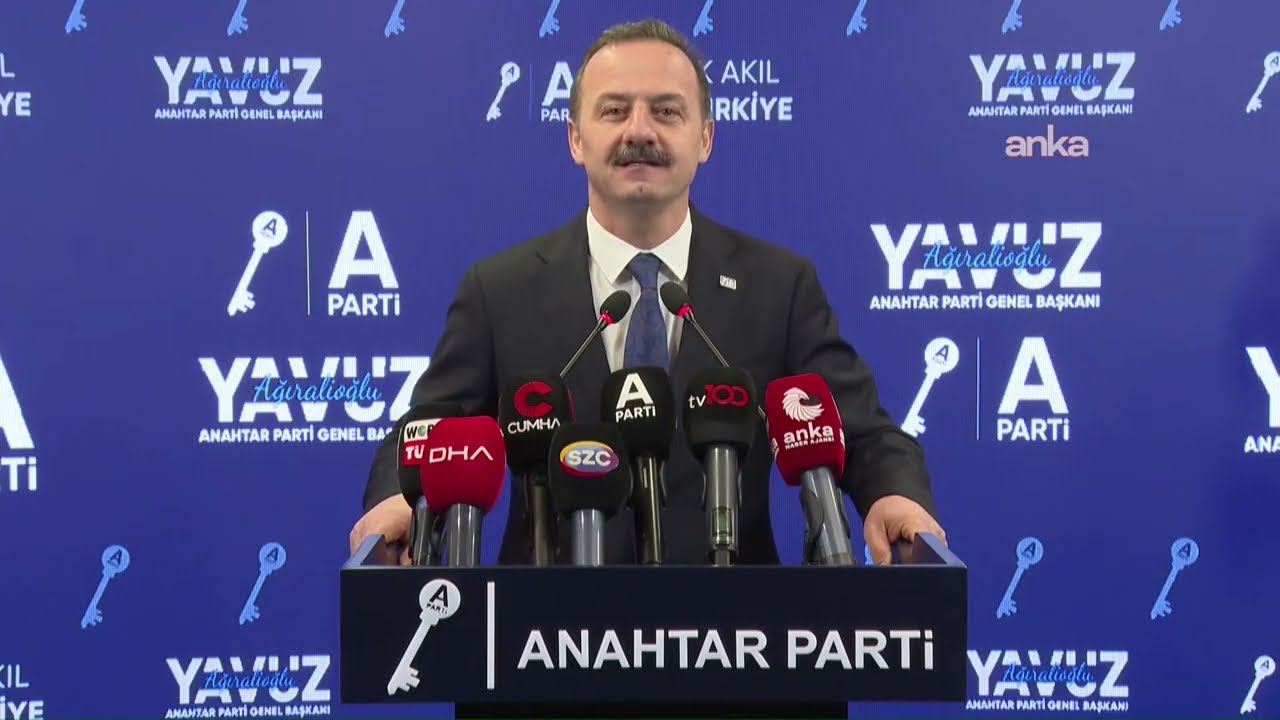 Anahtar Parti Genel Başkanı Yavuz Ağıralioğlu, açıklama yapıyor / Ankara #Canlı