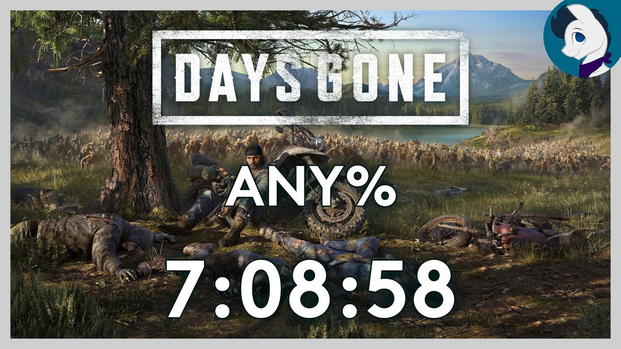 Days Gone · Any% Speedrun in 7:08:58