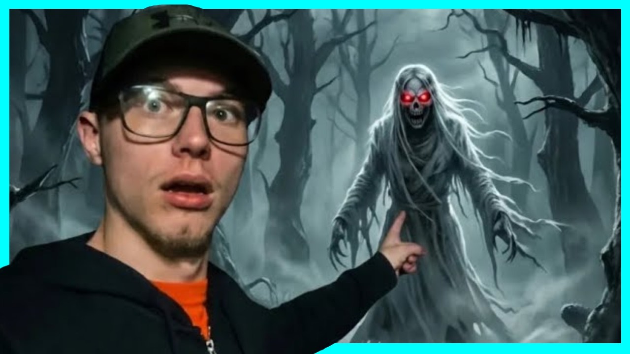 We got chased out by a Ghost (haunted forest)