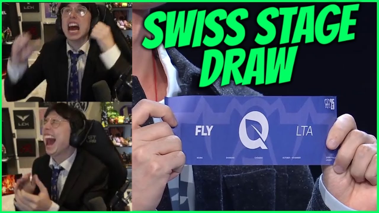 WE TAKE THOSE | CAEDREL REACTS TO SWISS STAGE DRAW AT WORLDS 2025 + PREDICTIONS