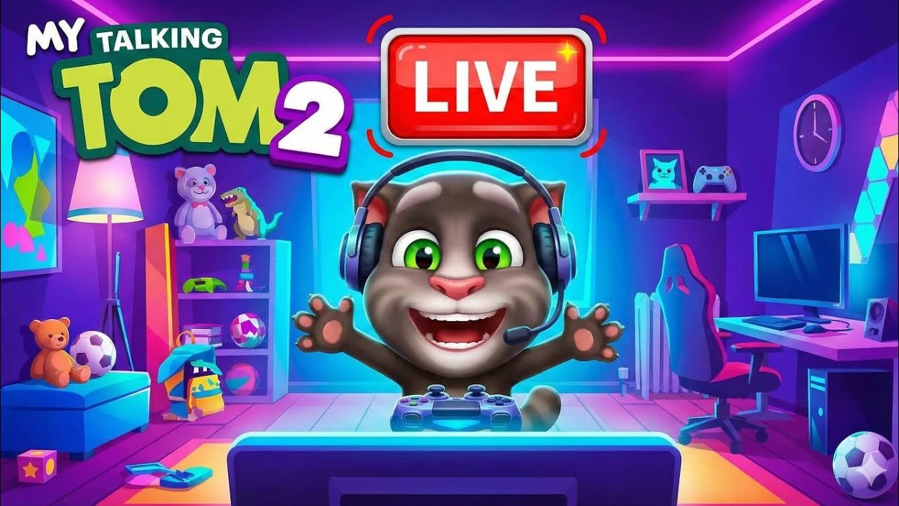 My Talking Tom 2 Live 😺 | Tom ke saath Masti aur Games!