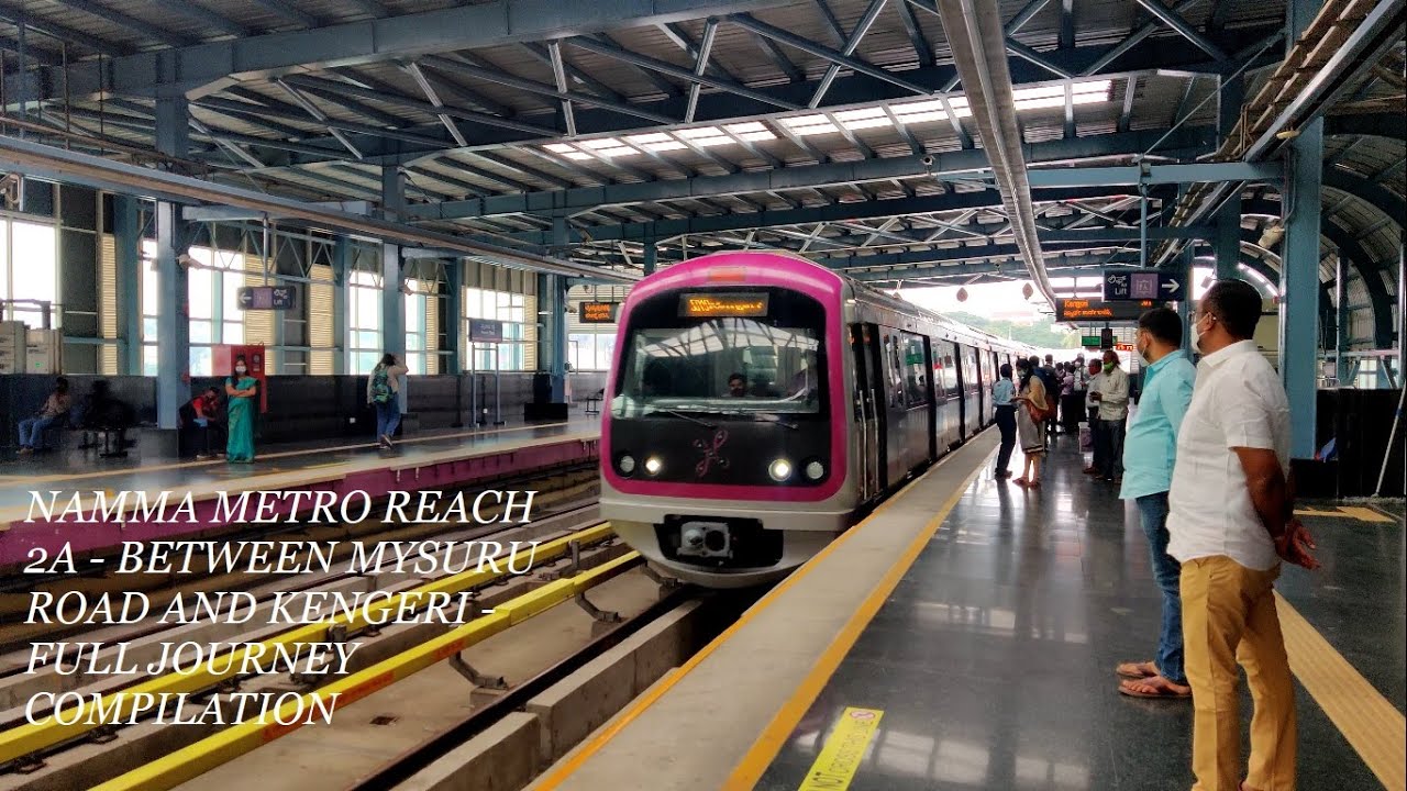 Namma Metro Purple Line Extension - Mysuru Road to Kengeri : Full compilation!
