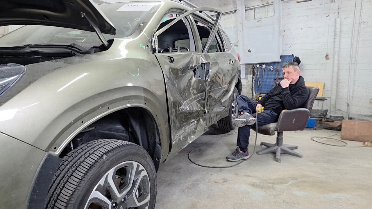 2025 Subaru Ascent After Massive Side Crash - Can It Be Saved?