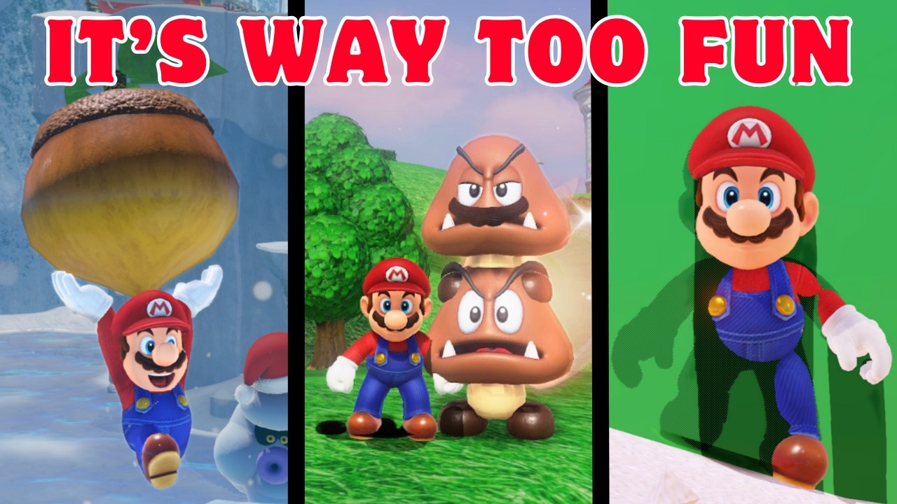 Я не могу перестать исправлять ошибки в Mario Odyssey (это слишком весело)