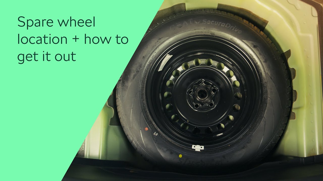 Škoda Kylaq | Locate your spare wheel and how to get it out