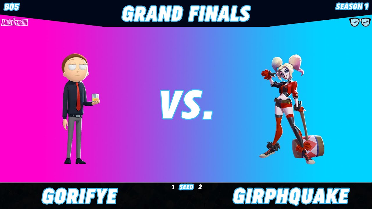 [S1] Multiversus Singles #11 - Grand Finals - Gorifye (Morty) v Girphquake (Harley Quinn)