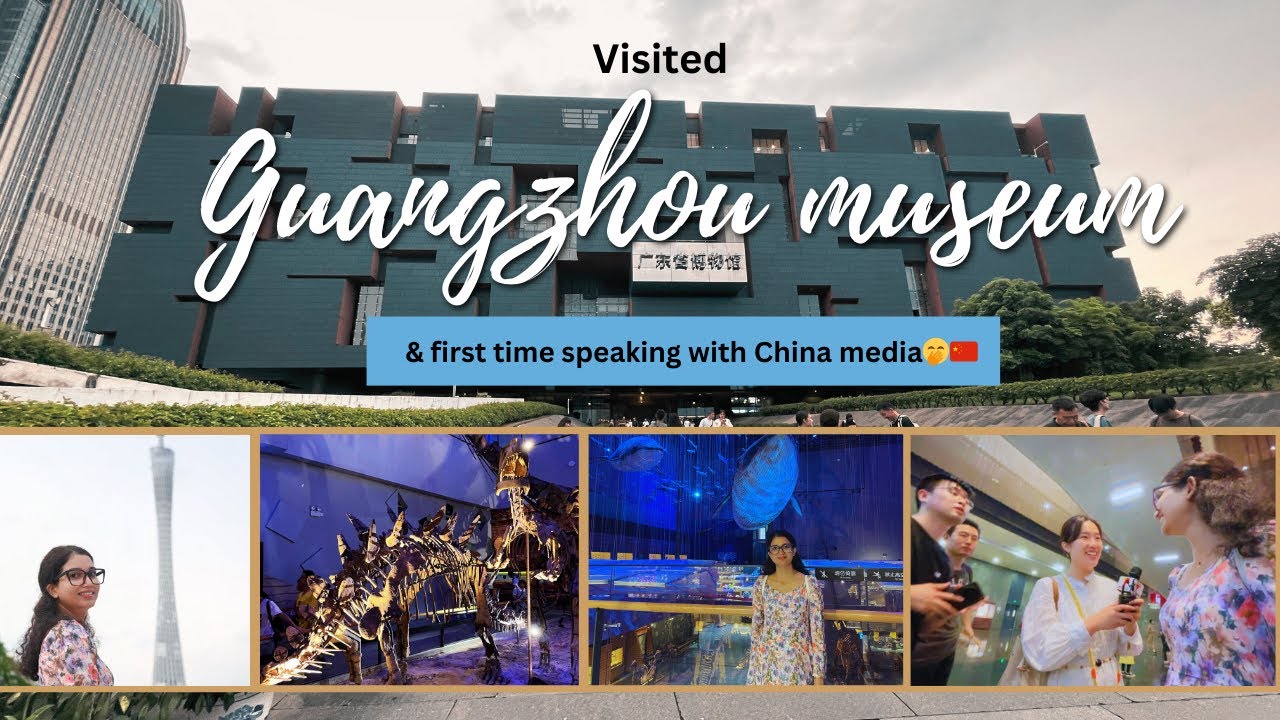 First time speaking with China media 🎤🇨🇳in Guangzhou  museum 🫠#yt #chinavlog #vlog #youtubevlog 