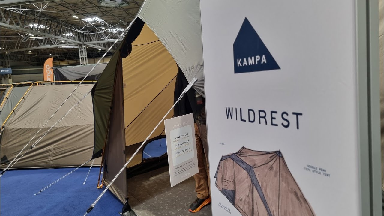 WILDREST od Kampa! Duży, rodzinny tipi! A może namiot do ogrodu?