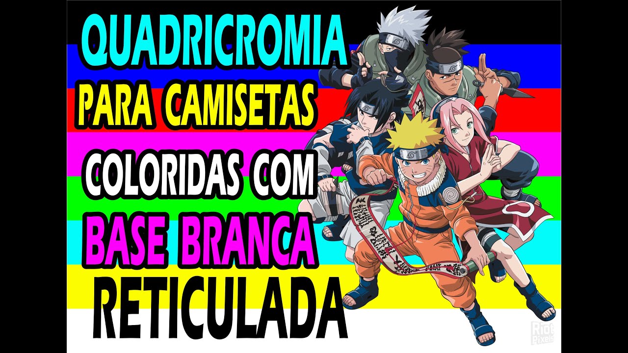 CROMIA PARA CAMISETAS COLORIDAS  COM A BASE BRANCA RETICULADA
