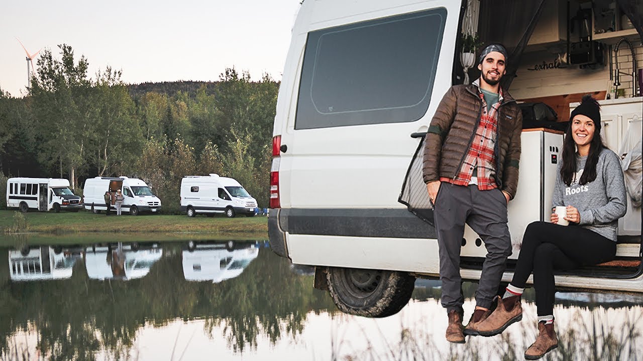 VAN LIFE MEET UP IN QUEBEC // tour sprinter conversions, westfalias and more!
