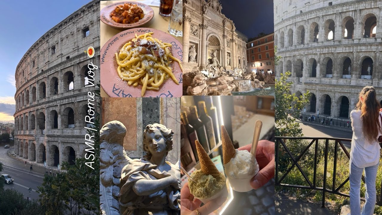 ASMR | Римский влог!!!🍝🇮🇹