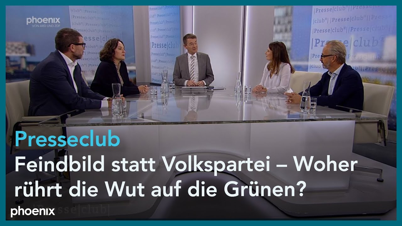 Presseclub: Feindbild statt Volkspartei &ndash; Woher r&uuml;hrt die Wut auf die Gr&uuml;nen?