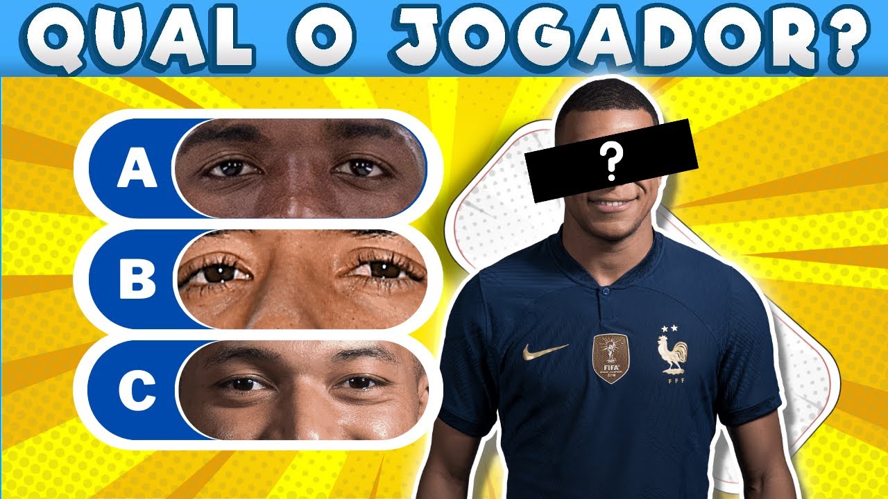 ADIVINHE O JOGADOR DE FUTEBOL APENAS PELOS OLHOS | #MULTIVERSOQUIZ #quiz