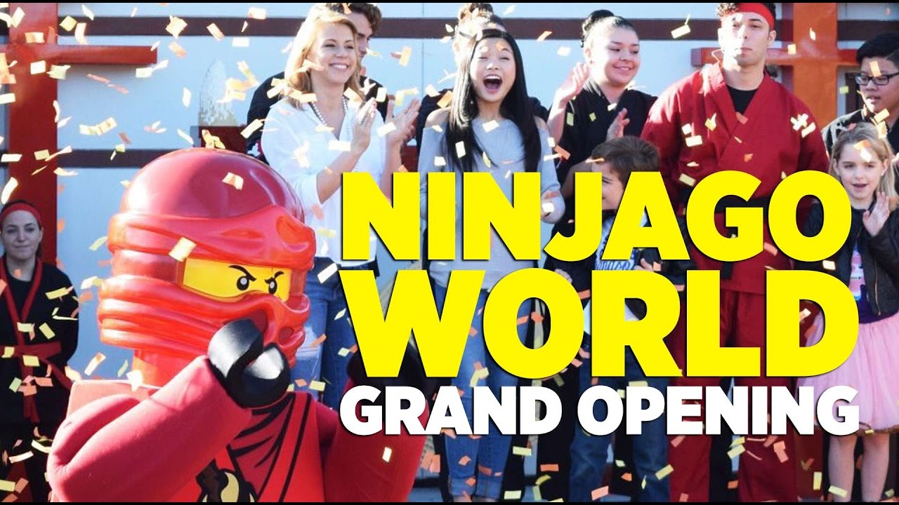 LEGO NINJAGO World grand opening ceremony at LEGOLAND Florida