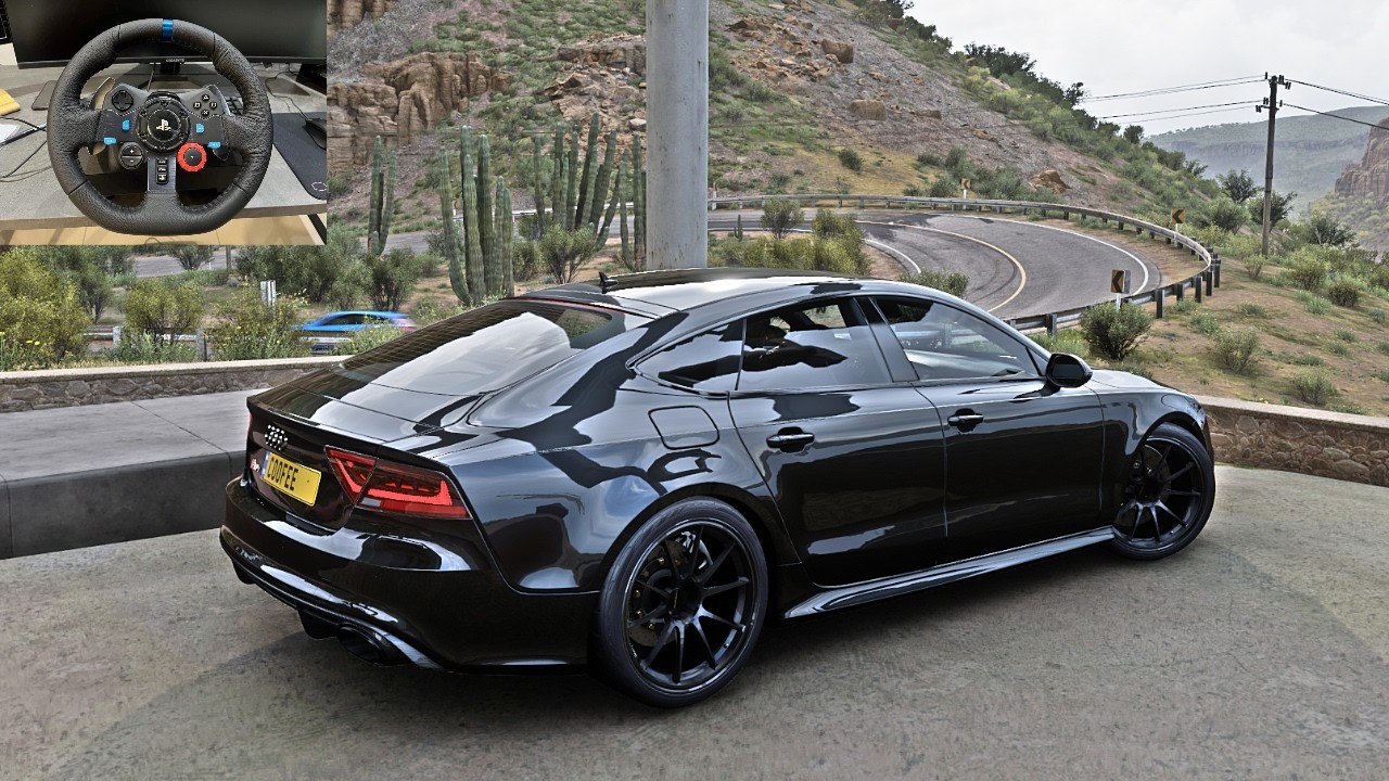 Audi RS 7 Sportback Forza Horizon 5 | Logitech G29 Steering Wheel