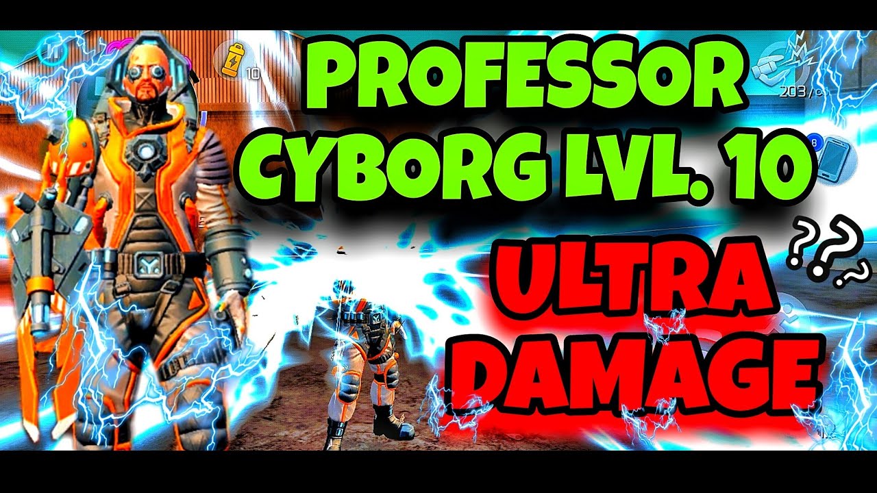 NEW EXO REVIEW ⚡ PROFESSOR CYBORG LVL. 10  WITH ULTRA DAMAGE Battle Pass 31🔥💥 | Gangstar Vegas